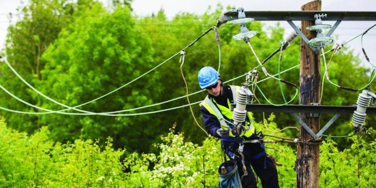 ESB crews working to restore power to 54,000 homes across Ireland affected by Storm Bram