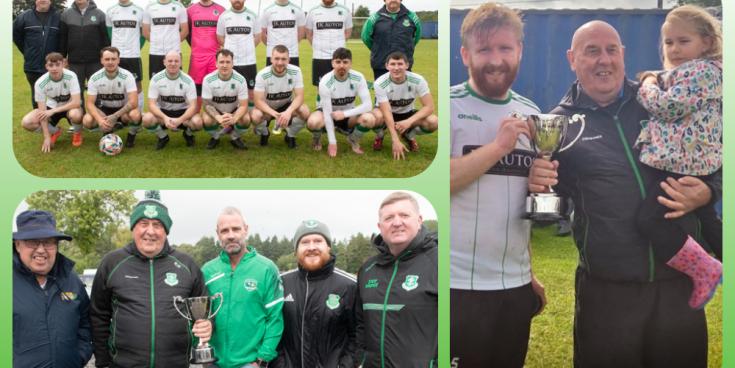 IN PICTURES: Robbie Moore remembered on first anniversary as Stradbally Town AFC lifts Memorial Cup