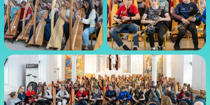 PHOTOS: Laois trad talent shines at Tionól Harp and Pipes festival