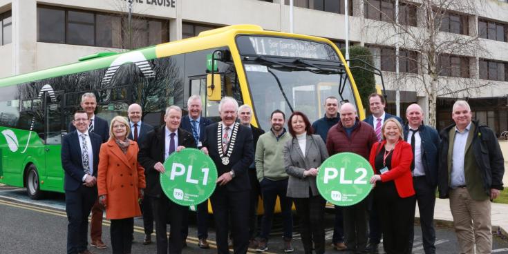 Look back on 'Milestone day' a year on from launch of new Portlaoise bus service