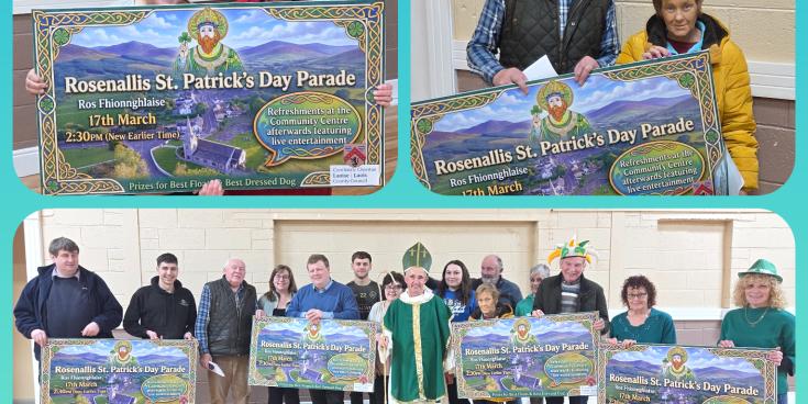 Laois locals celebrate launch of Rosenallis St Patrick's Day parade
