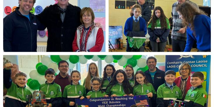 PHOTOS: Laois school shines on RT&Eacute;'s Today Show