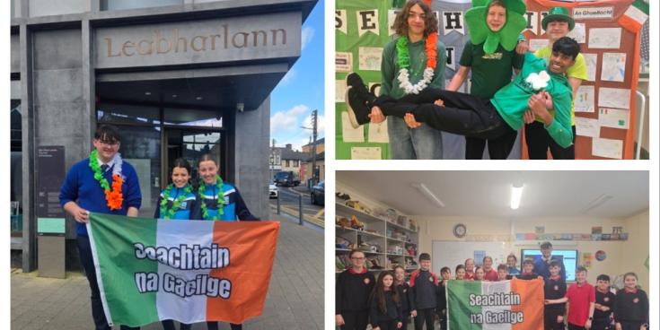 Laois school goes green to celebrate Seachtain na Gaeilge