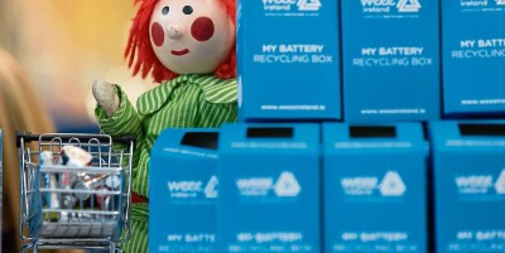 Laois gets an 'AA' Grade for Battery Recycling says WEE A