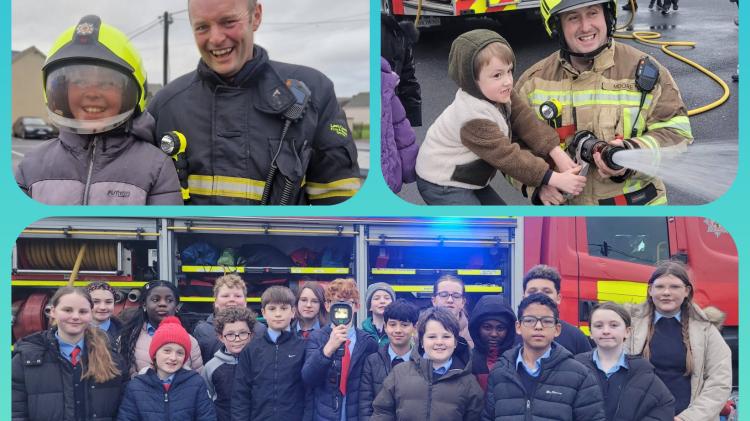 PHOTOS: Engines at the ready! Laois Dad brings exciting surprise to local primary school
