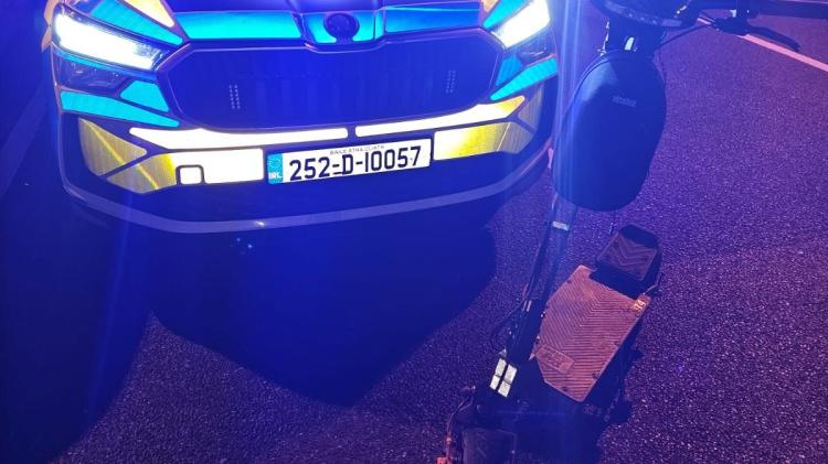 Arrested scooter rider eight times over the limit, say Laois Offaly Gardai