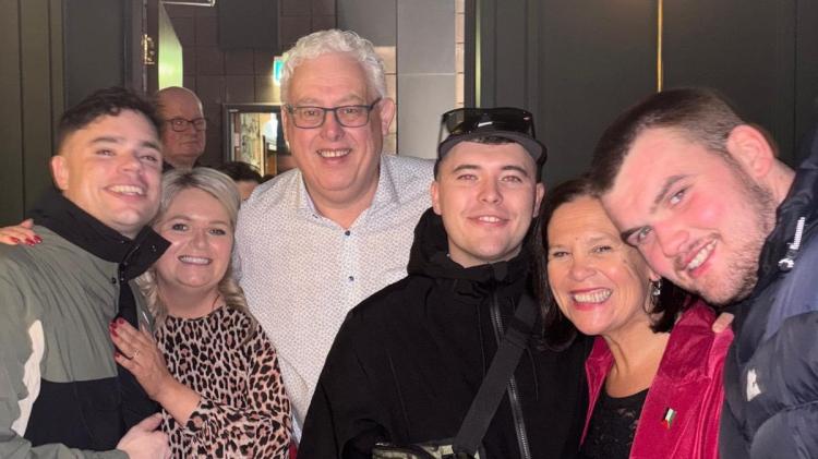 Laois Sinn F&eacute;in Senator joins Mary Lou McDonald at Kneecap gig
