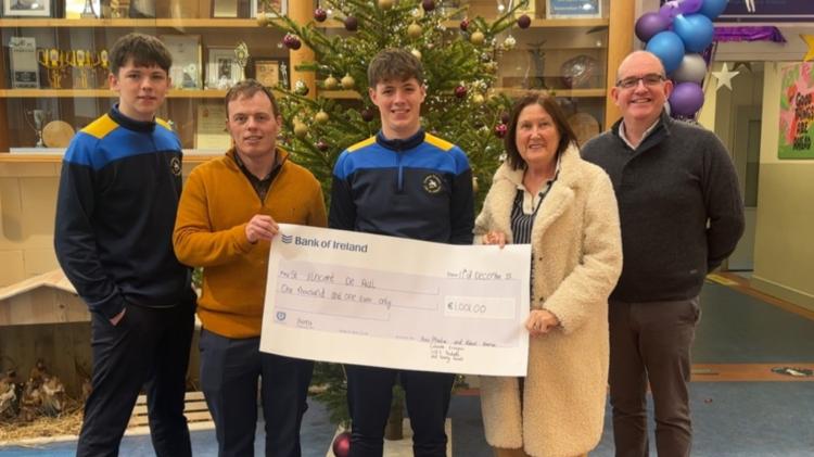 Laois school raises fantastic funds for St Vincent de Paul