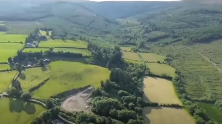 Glendine East Slieve Blooms huge commercial quarry