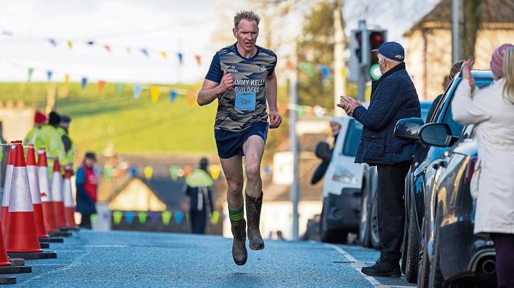 'Giving it wellie': Laois GAA player wins popular Castlecomer Wellie Race