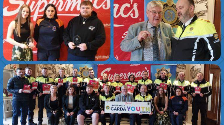 PHOTOS: 'Nice to be recognised' Laois winners help launch Garda Youth Awards