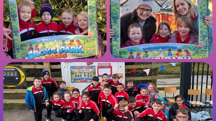 PHOTOS: Laois students walk to Croke Park and back in aid of school fundraiser