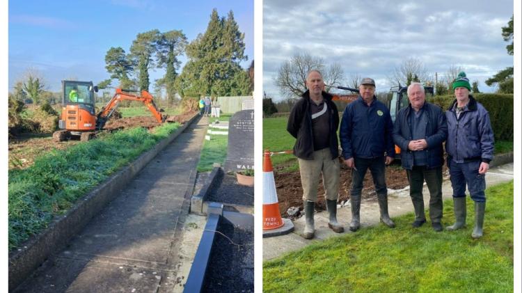 Over 120 burial plots to be created in Laois as work begins on extending graveyard