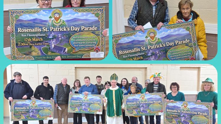 Laois locals celebrate launch of Rosenallis St Patrick's Day parade