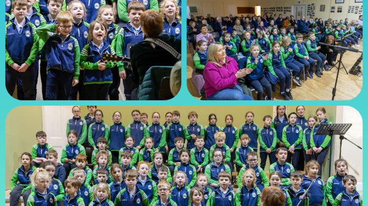 PHOTOS: Laois school children launch song about Irish Famine in Errill