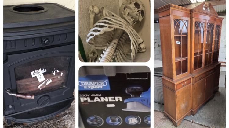 PICTURES: Random bargains in Laois auction of Abbeyleix shop items