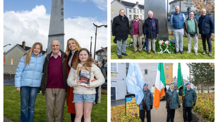 PICTURES: Community gathers for commemorative event honouring Portlaoise man