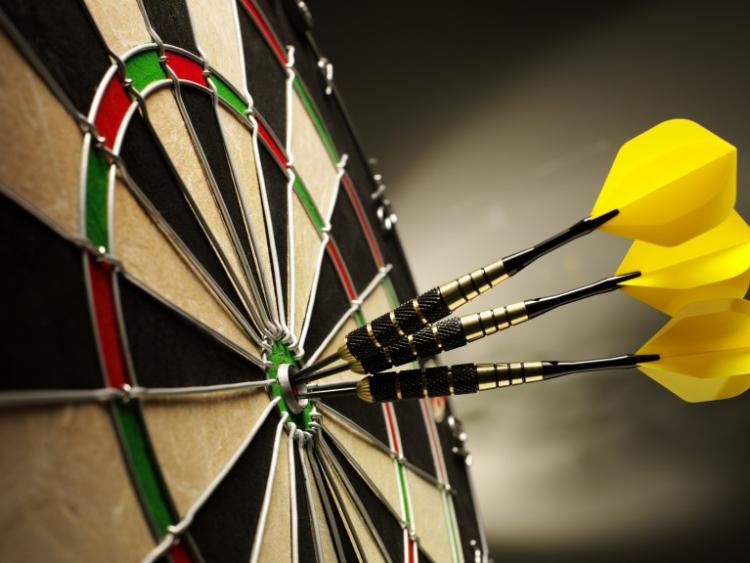 Darts competition in The Arch Inn, Ballinakill Leinster Express