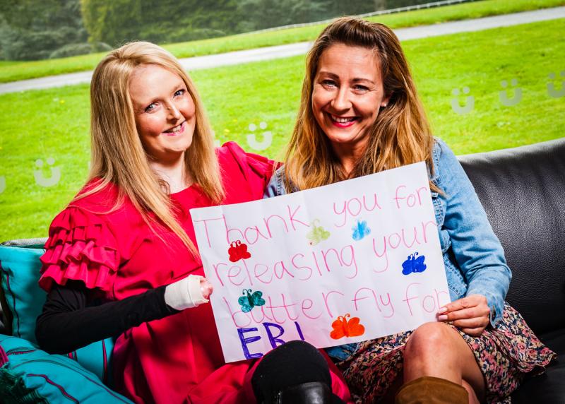 Emma Fogarty with Sabrina Langford. 