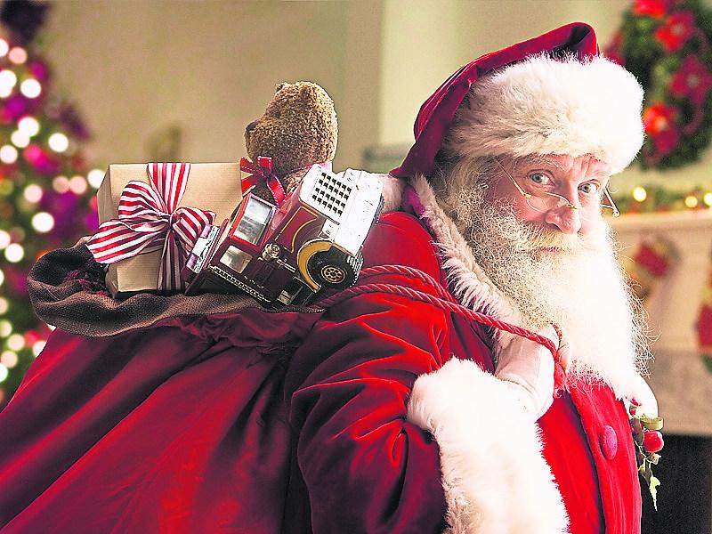 Santa on his way to Borris-in-Ossory