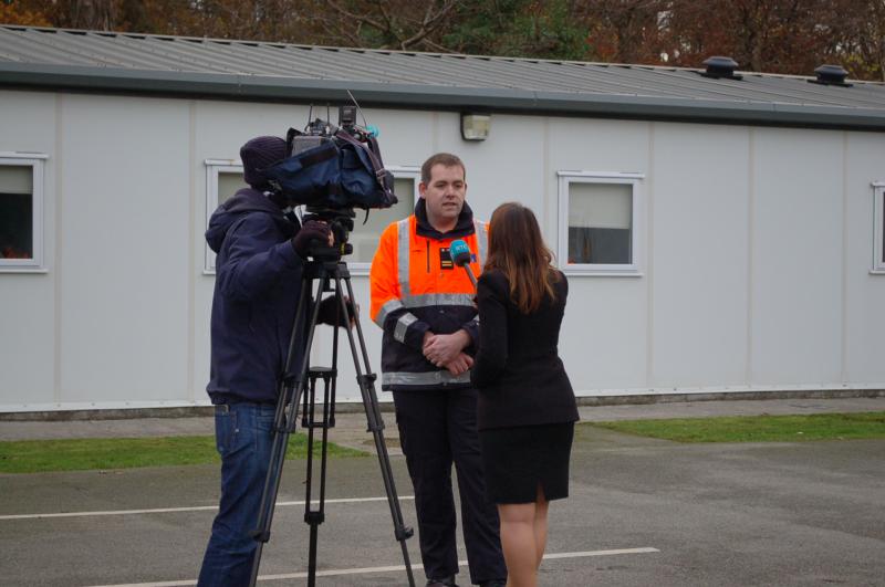 Laois Civil Defence Drone pilot Damien Dollard.