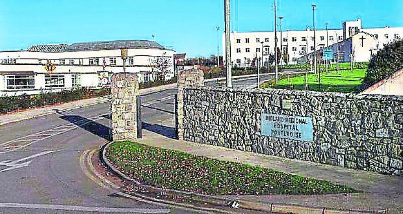 Portlaoise Hospital has second highest number of people on trolleys
