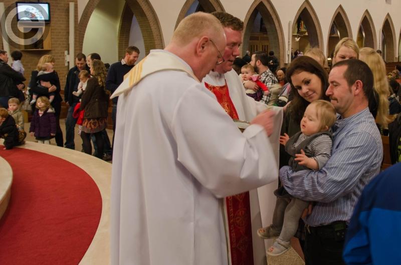 Special Laois Blessing of Babies in Portlaoise Parish