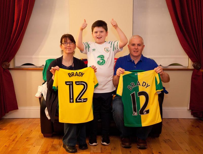 Delight for Andrew as FAI arrange for him to meet Robbie Brady