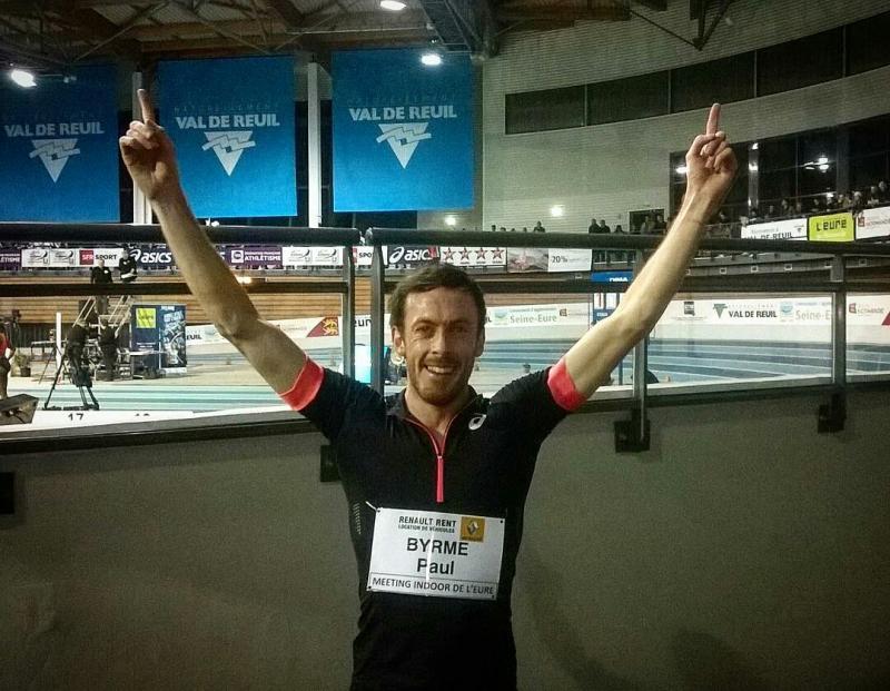 Paul Byrne breaks his own  400m hurdles Irish indoor record in France