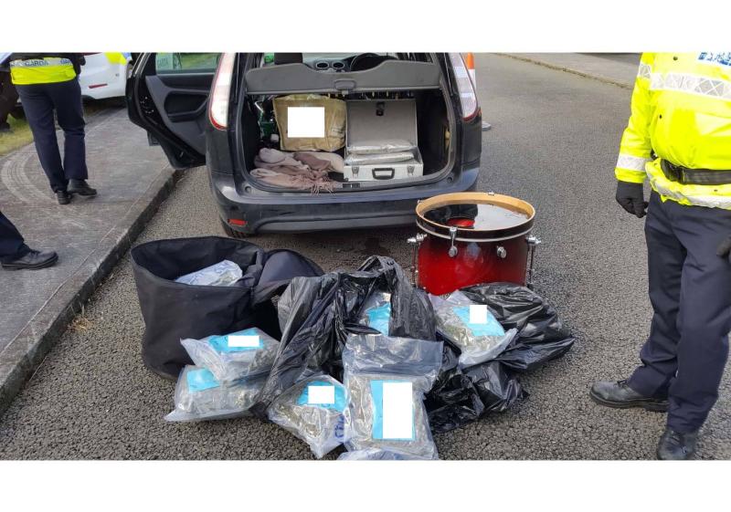 Cannabis seized in Laois.