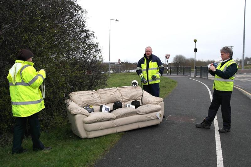 Litter wardens 'not just lounging around' in Portlaoise