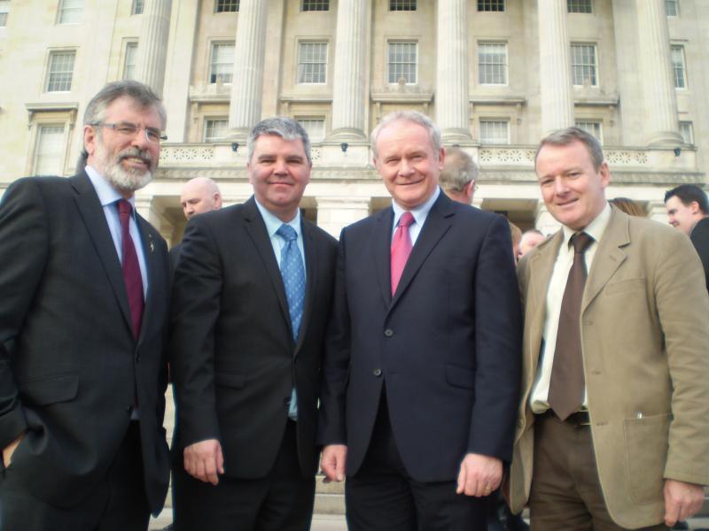 Martin McGuinness played key role in peace process and also inspired  32 county political gains says Laois SF's Brian Stanley 