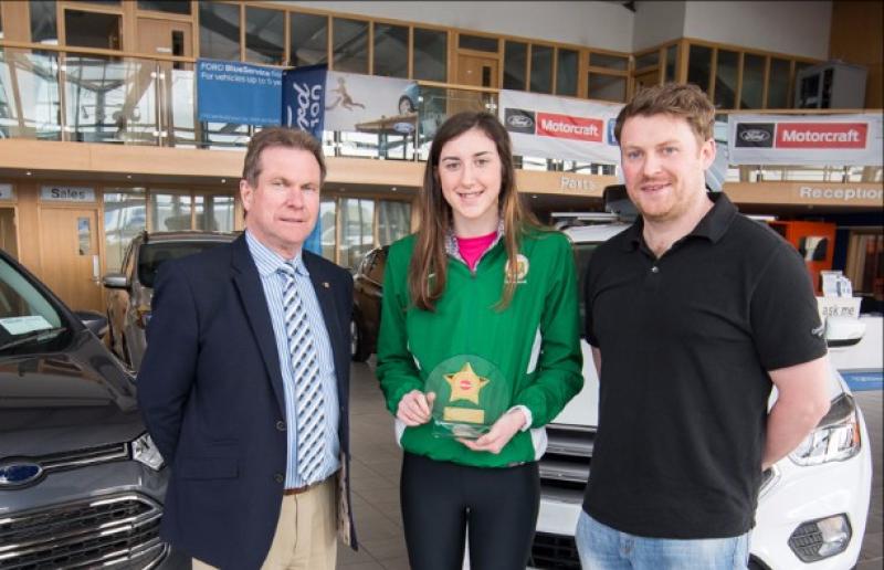 Ruby Millet is Downey's Auto Stop/Leinster Express Sports Star of the Month for March