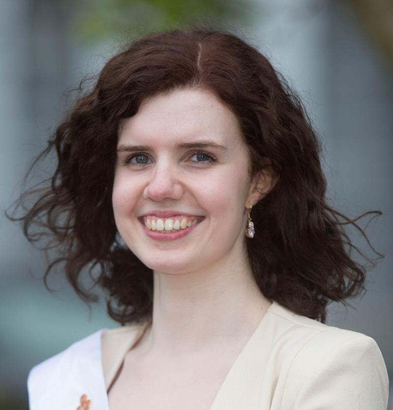 Portarlington's Laois Rose contestant Sarah Dunne is at home on stage