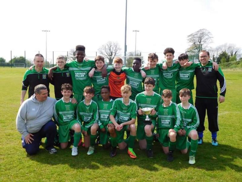 Portlaoise AFC U-14 team claim MSL Major Division title