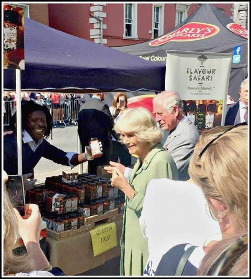 Prince Charles give the royal seal of approval to African Laois man's tasty sauce