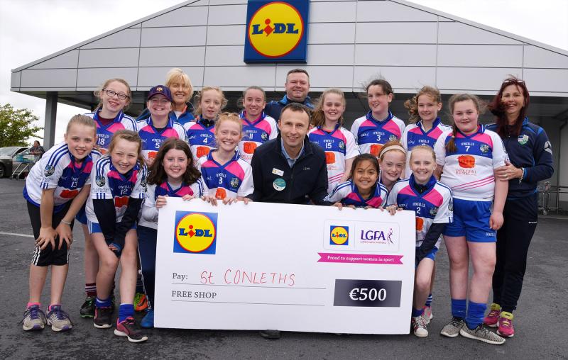 St Conleth's win LIDL's Ladies Gaelic Football club prize for Laois
