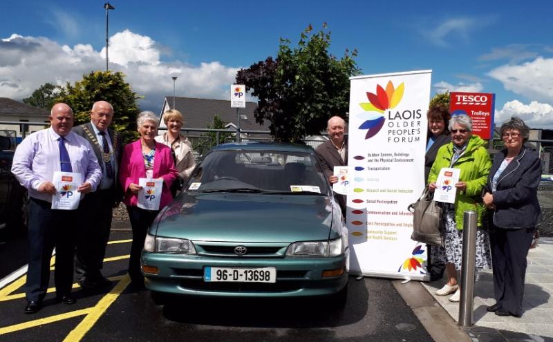 First parking spaces reserved for over 55's launched in Laois