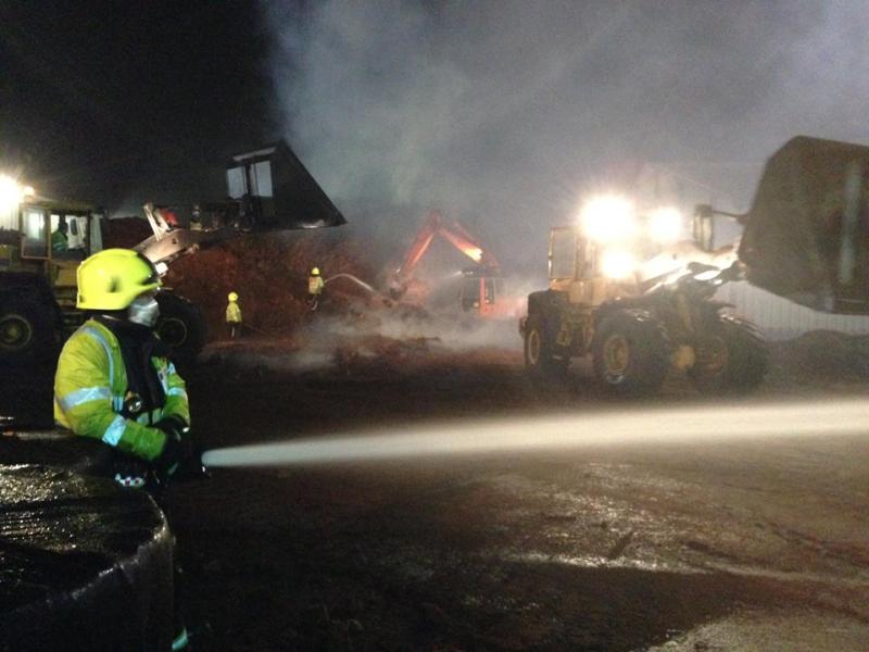 Coconut fiber fire in Laois for second time this year