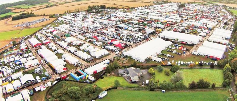 National Ploughing Championship: Drone footage of the site being set up