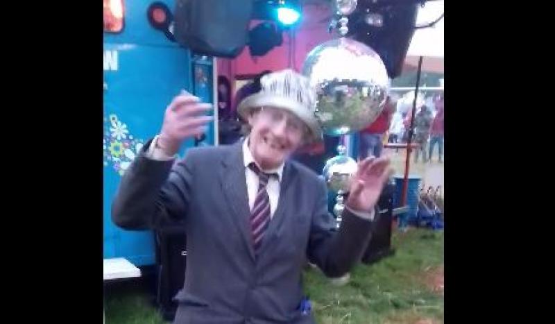 Watch: 82 year-old Stradbally man, Dick Dillon, enjoys a dance at Electric Picnic 