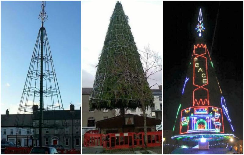 Mountmellick Christmas Tree in Laois