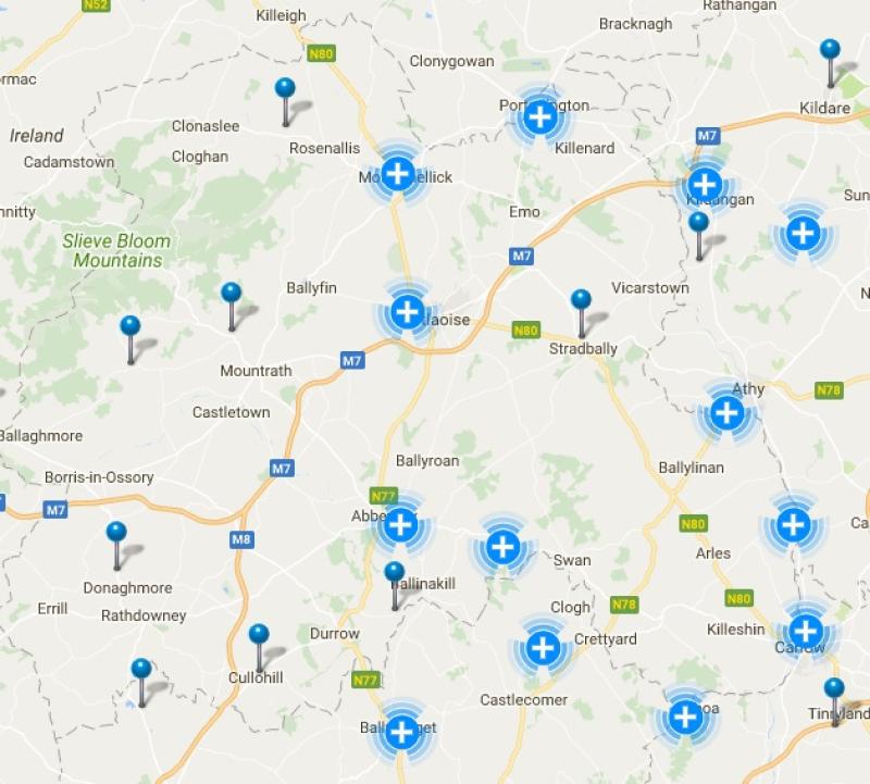 Ophelia: Electric power still out in 1,000 Laois homes this morning