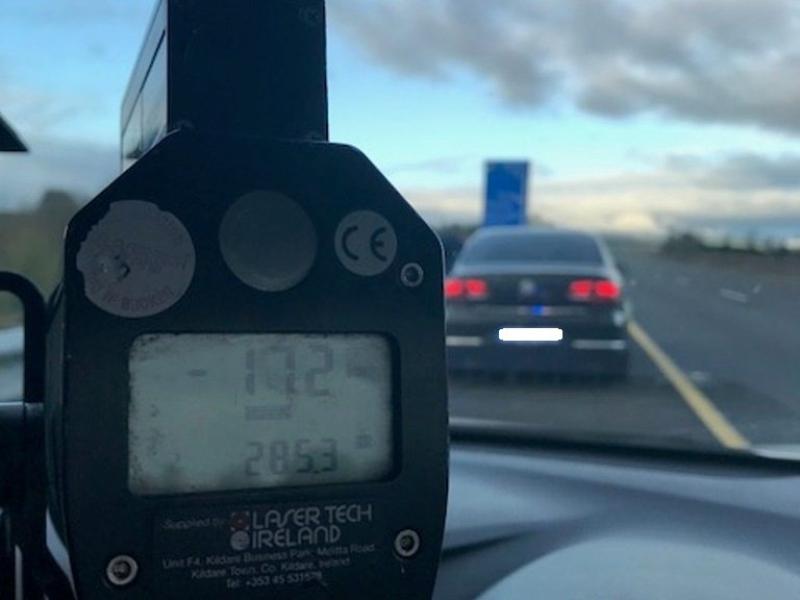 Motorist clocked at 172kmph on the M7