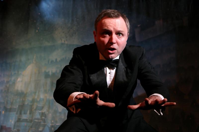 Actor Michael James Ford in a Christmas double bill of Oscar Wilde plays