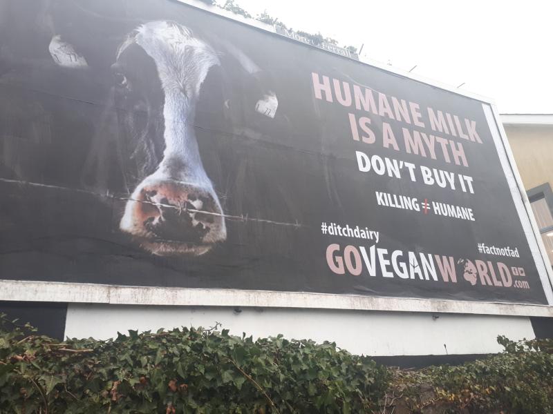 Laois billboard "Humane milk is a myth don't buy it" Do you agree