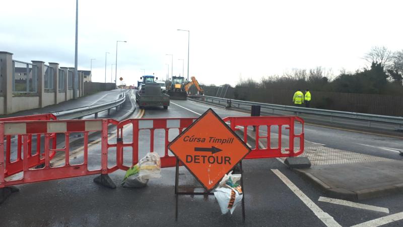 Portlaoise water mains pipe under repair was leaking  millions of litres a month
