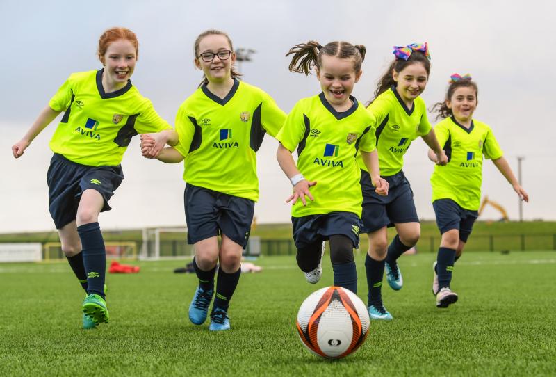 Irish Soccer Stars Launch Aviva Soccer Sisters Camp
