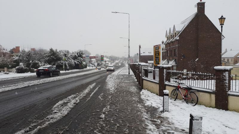snow roads laois met Éireann
