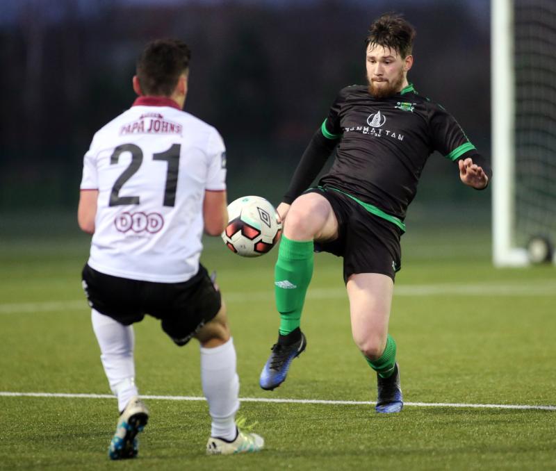 SOCCER - Portlaoise AFC promotion hopes dented by Maynooth